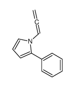 2-苯基-1-(1,2-丙二烯-1-基)-1H-吡咯 结构式