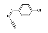 Diazenecarbonitrile, (4-chlorophenyl)-, (1Z)- (9CI) 结构式