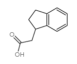 2-茚满基乙酸 结构式