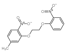 4-甲基-1-硝基-2-[2-(2-硝基苯氧基)乙氧基]-苯 结构式