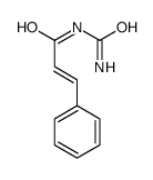 2-Propenamide, N-(aminocarbonyl)-3-phenyl- 结构式