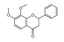 7,8-二甲氧基黄烷酮 结构式