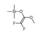 Silane, [(2,2-difluoro-1-methoxyethenyl)oxy]trimethyl- 结构式