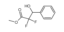 3-羟基-3-苯基-2,2-二氟丙酸甲酯 结构式
