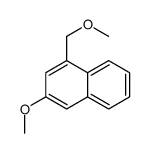 3-甲氧基-1-(甲氧基甲基)萘 结构式