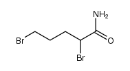 2,5-二溴戊酰胺 结构式
