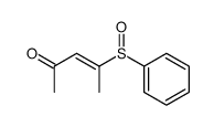 4-(苯基亚磺酰基)-3-戊烯-2-酮 结构式
