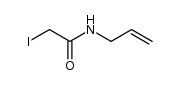 N-烯丙基-2-碘乙酰胺 结构式