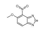 5-甲氧基-4-硝基-2,1,3-苯并硒二唑 结构式