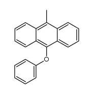9-甲基-10-苯氧基蒽 结构式