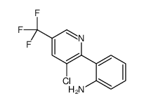 2-[3-氯-5-(三氟甲基)-2-吡啶基]苯胺 结构式