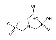 Phosphonic acid, P,P'-[[(2-chloroethyl)imino]bis(methylene)]bis- 结构式