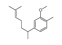 2-甲氧基-1-甲基-4-(6-甲基庚-5-烯-2-基)苯 结构式
