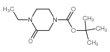 1-乙基-4-(叔丁基氧基羰基)哌嗪-2-酮 结构式