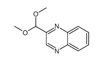 2-(二甲氧基甲基)喹喔啉 结构式