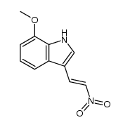 1H-Indole, 7-methoxy-3-(2-nitroethenyl)- 结构式