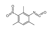 2-异氰酸根合-1,3,5-三甲基-4-硝基苯 结构式
