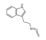 3-(2-异硫氰酸根合乙基)-1H-吲哚 结构式