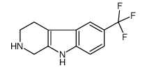2,3,4,9-四氢-6-(三氟甲基)-1H-吡啶并[3,4-B]吲哚 结构式