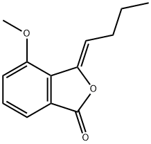 1(3H)-Isobenzofuranone, 3-butylidene-4-methoxy-, (3Z)- 结构式