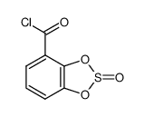 1,3,2-苯并二氧硫杂环戊二烯-4-甲酰氯 2-氧化物 结构式