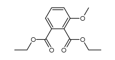 3-甲氧基邻苯二甲酸二乙酯 结构式