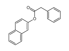 苯乙酸-2-萘酯 结构式