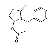 2-Pyrrolidinone, 5-(acetyloxy)-1-(phenylmethyl)- 结构式