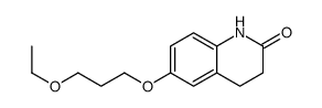 6-(3-乙氧基丙氧基)-3,4-二氢-2(1H)-喹啉酮 结构式