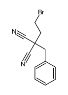 2-苄基-2-(2-溴乙基)丙二腈 结构式