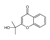2-(1-羟基-1-甲基乙基)-4H-1-苯并吡喃-4-酮 结构式