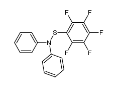 2,3,4,5,6-五氟-N,N-二苯基苯亚磺酰胺 结构式