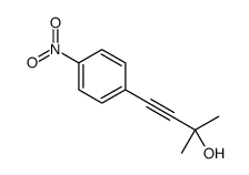 3-Butyn-2-ol, 2-methyl-4-(4-nitrophenyl)- 结构式