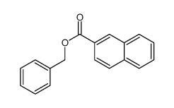 2-萘甲酸苄酯 结构式