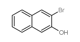 3-溴-2-萘酚 结构式