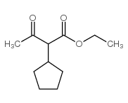 α-乙酰环戊烷乙酸乙酯 结构式