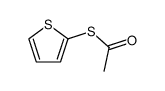 Ethanethioic acid, S-2-thienyl ester 结构式
