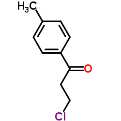 3-氯-4'-甲基苯丙酮 结构式