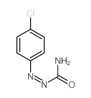 2-(4-氯苯基)二氮烯甲酰胺 结构式