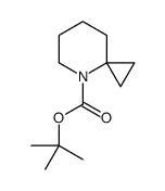 4-Azaspiro[2.5]octane-4-carboxylic acid, 1,1-dimethylethyl ester 结构式