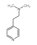 4-(2-二甲胺乙基)吡啶 结构式