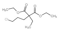 2-(3-氯丙基)-2-乙基丙二酸二乙酯 结构式