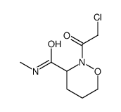 2H-1,2-Oxazine-3-carboxamide, 2-(chloroacetyl)tetrahydro-N-methyl- (9CI) 结构式