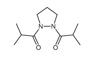 Pyrazolidine, 1,2-bis(2-methyl-1-oxopropyl)- (9CI) 结构式