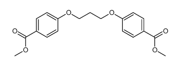 4,4'-[1,3-丙二基双(氧基)]二苯甲酸 1,1'-二甲酯 结构式