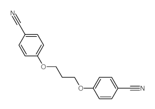 4,4-(丙烷-1,3-二基双(氧基))二苯甲腈 结构式