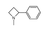 1-甲基-2-苯基氮杂环丁烷 结构式