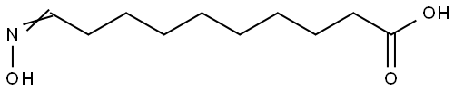 10-(羟亚氨基)癸酸 结构式