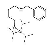 Benzene, [[4-[[tris(1-methylethyl)silyl]oxy]butoxy]methyl]- 结构式