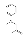 1-(甲基苯基氨基)-2-丙酮 结构式